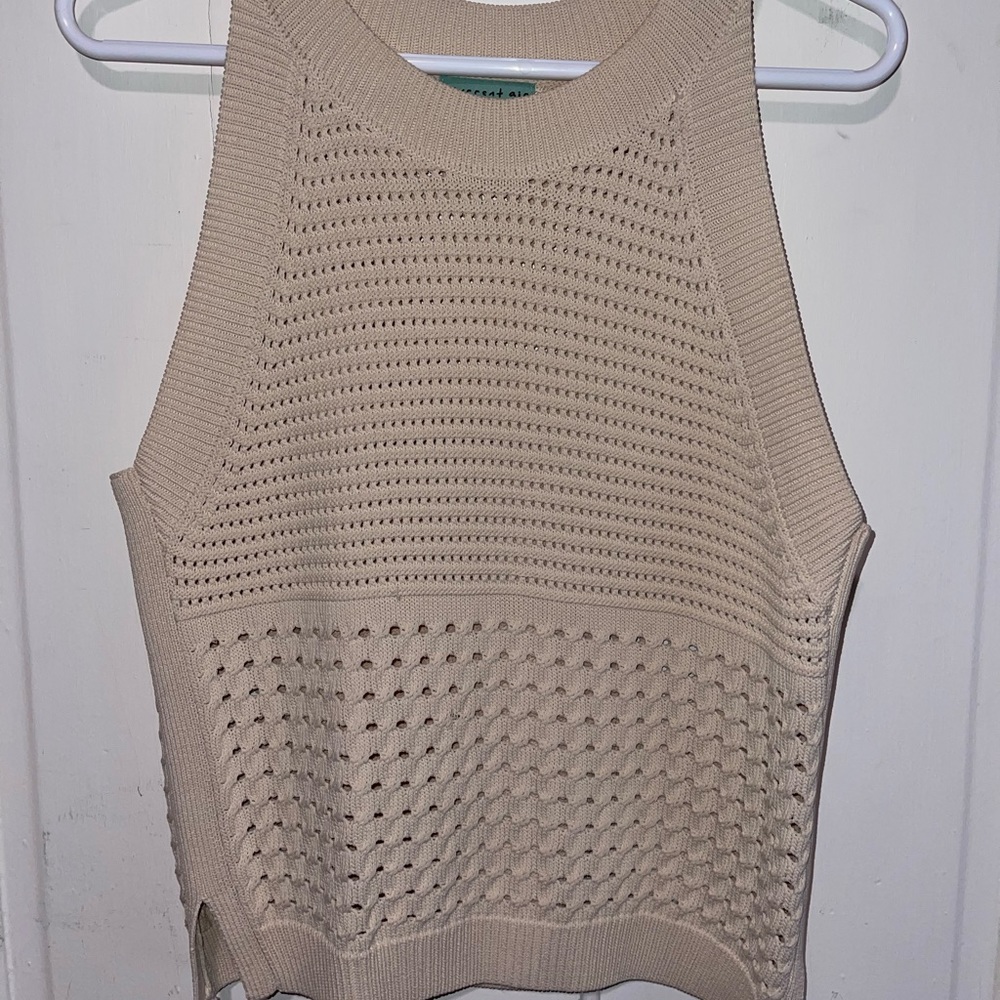 Knit tank top